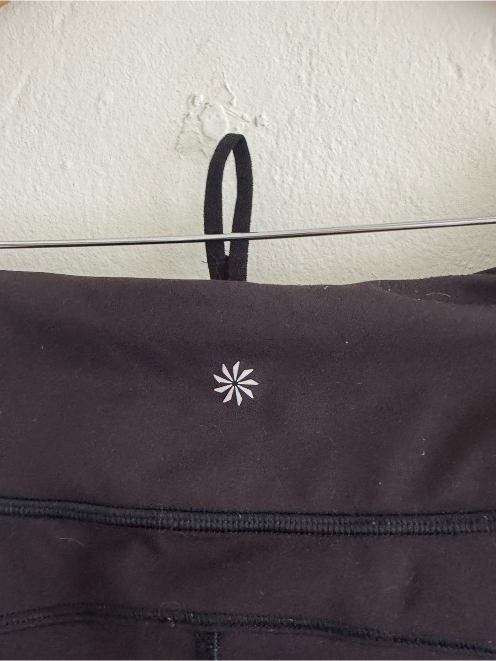 Athleta Rainier Jogger - Fleeced Line Black Slim Jogger with Pockets